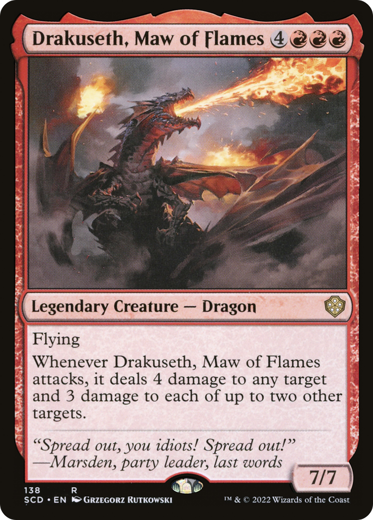 Drakuseth, Maw of Flames (138) - Starter Commander Decks