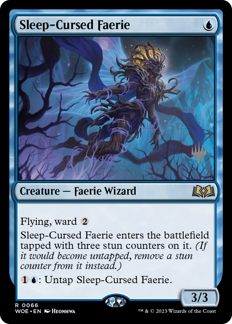 Sleep-Cursed Faerie (066) Foil - Wilds of Eldraine Promos