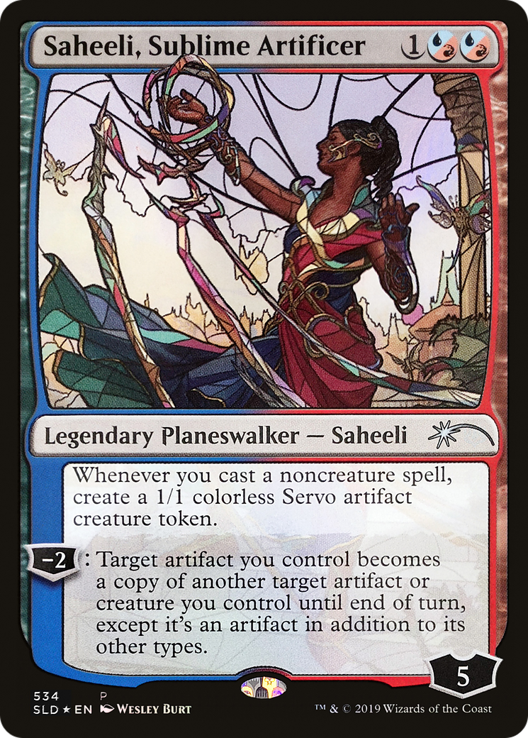 Saheeli, Sublime Artificer (534) Foil - Secret Lair Drop