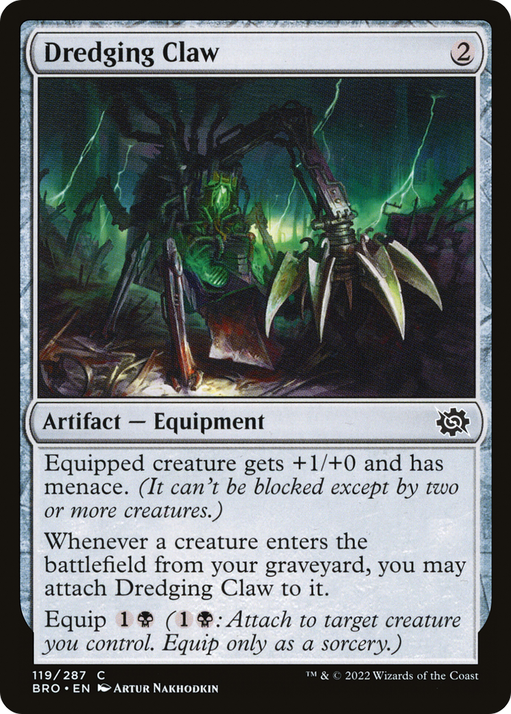Dredging Claw (119) Foil - The Brothers' War