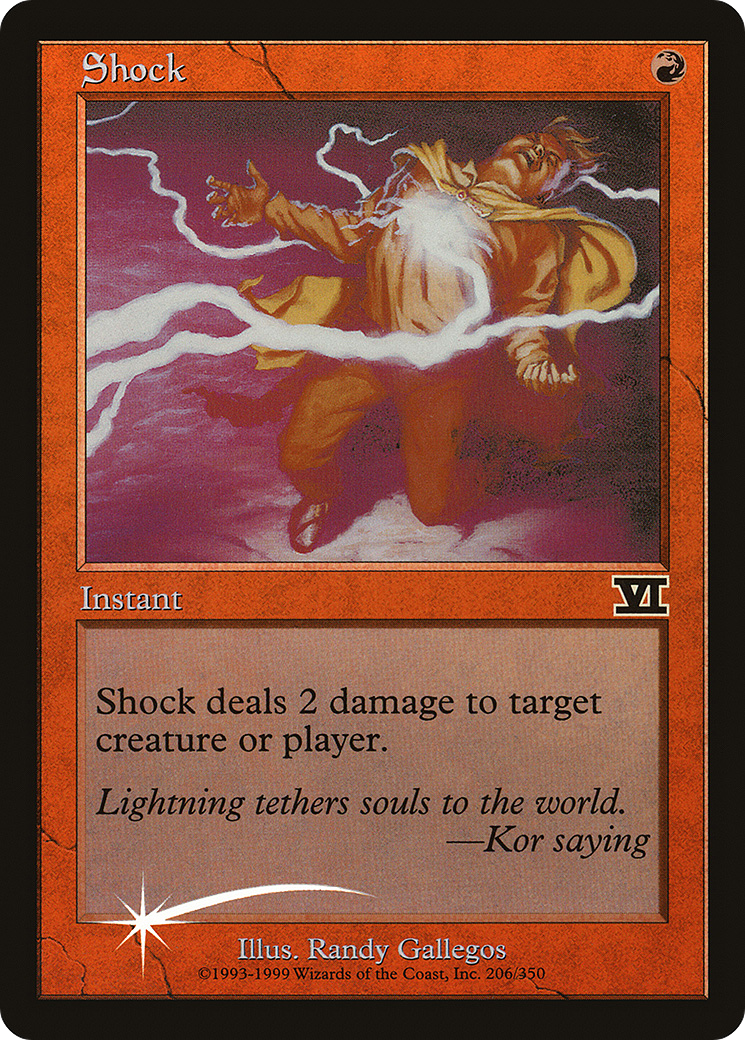 Shock (6ED-206) Foil - Friday Night Magic 2000
