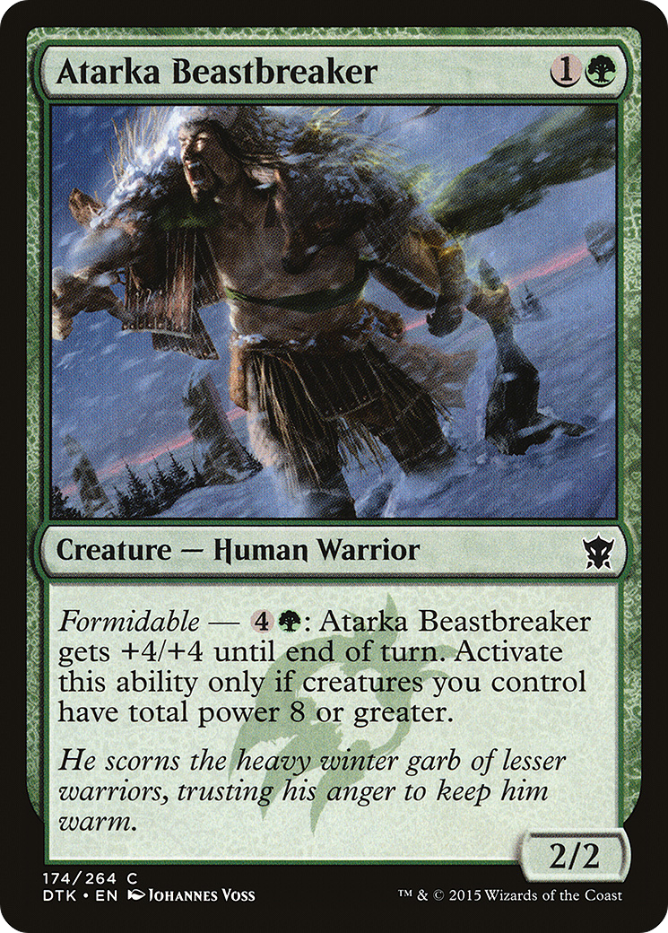 Atarka Beastbreaker (174) Foil - Dragons of Tarkir