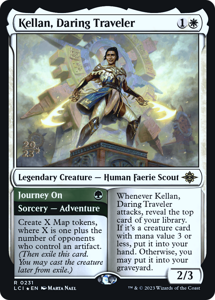 Kellan, Daring Traveler (231) Foil - The Lost Caverns of Ixalan Promos