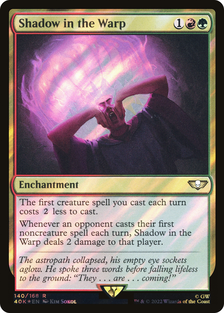 Shadow in the Warp (140) Surge Foil - Warhammer 40,000 Commander