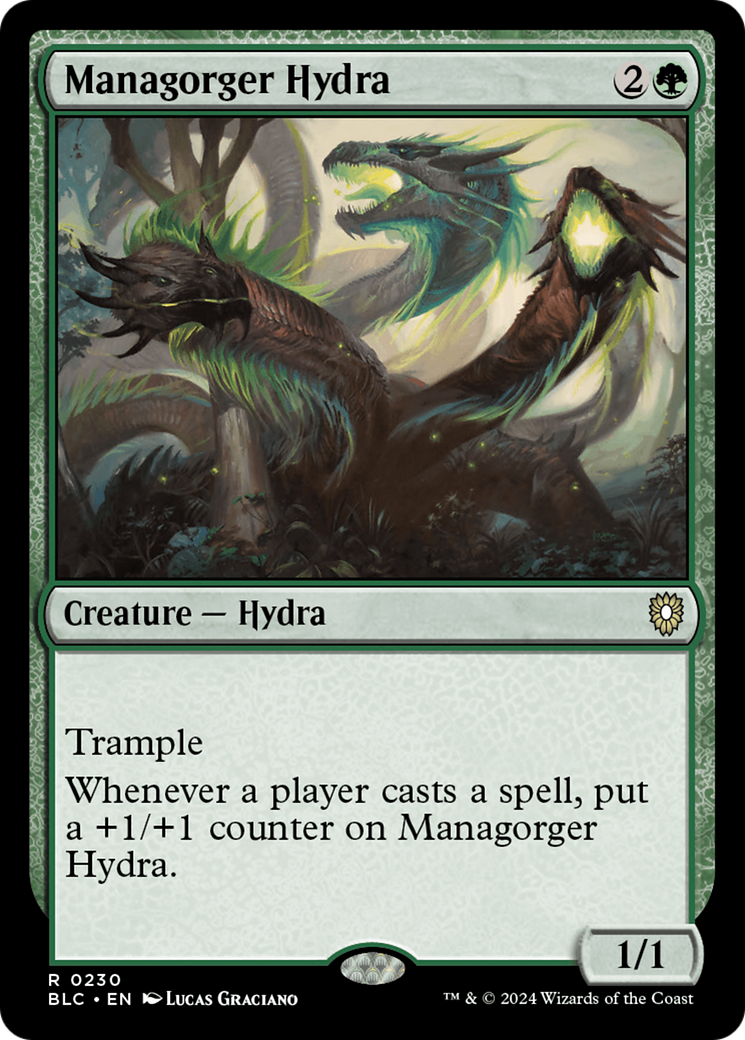Managorger Hydra (230) - Bloomburrow Commander
