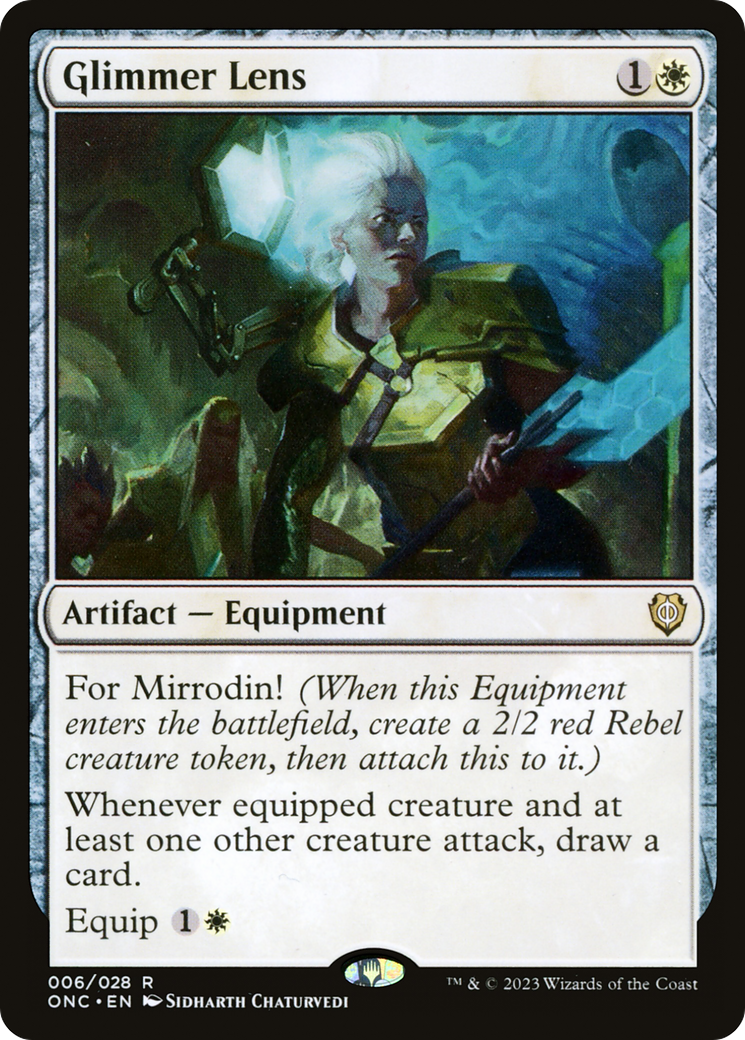Glimmer Lens (006) - Phyrexia: All Will Be One Commander