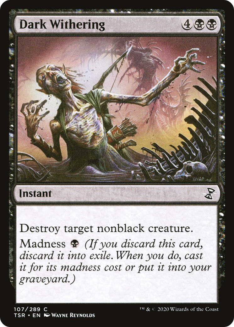 Dark Withering (107) Foil - Time Spiral Remastered