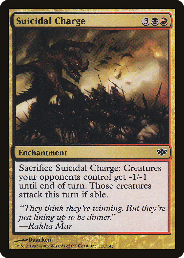 Suicidal Charge (128) Foil - Conflux