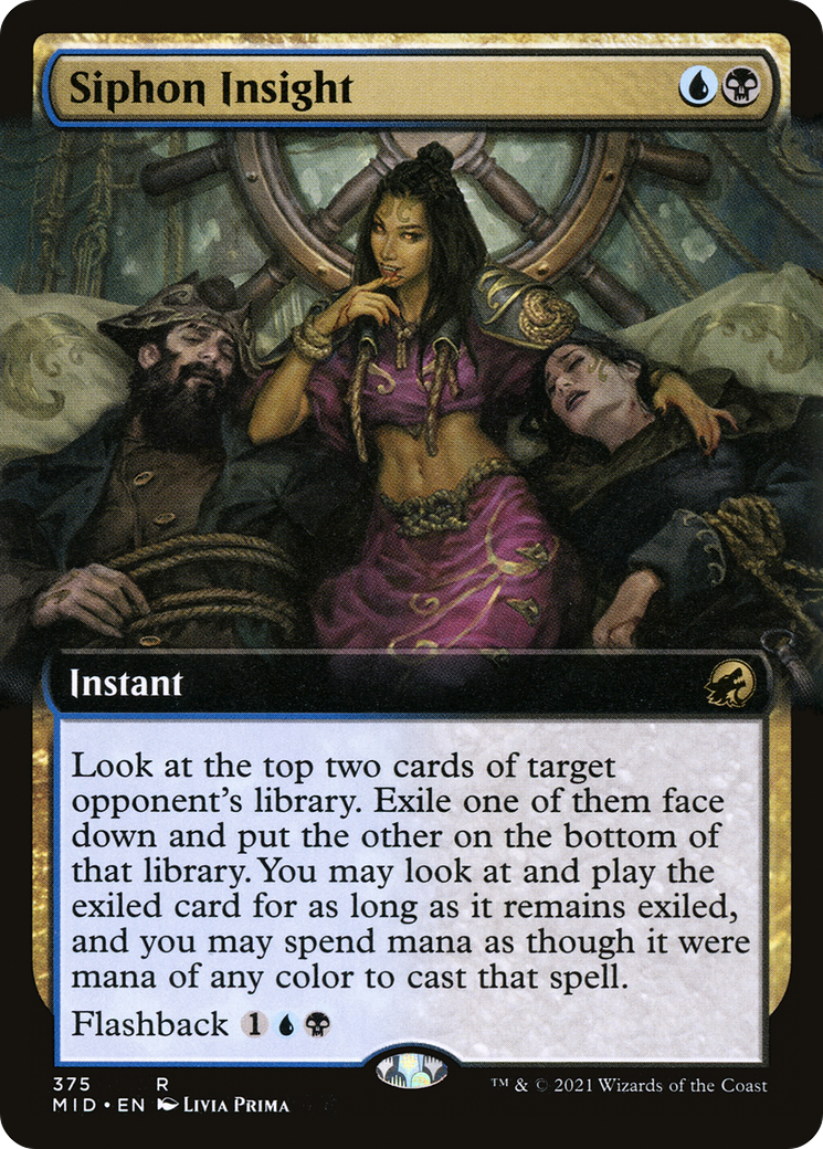 Siphon Insight (Extended Art) (375) - Innistrad: Midnight Hunt