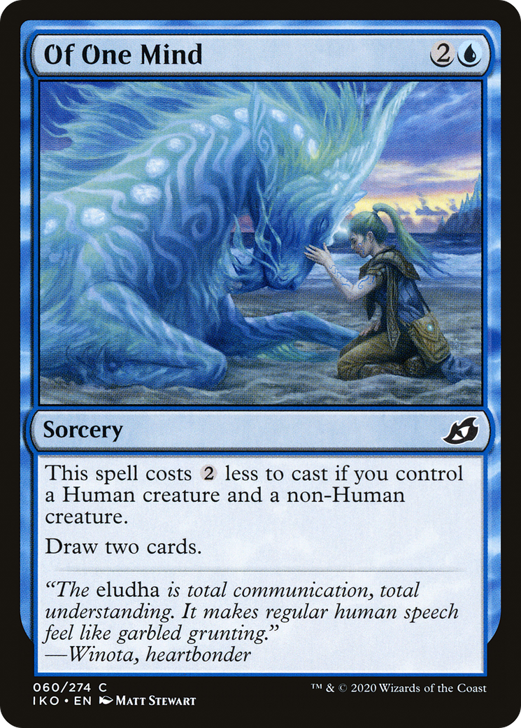 Of One Mind (060) Foil - Ikoria: Lair of Behemoths