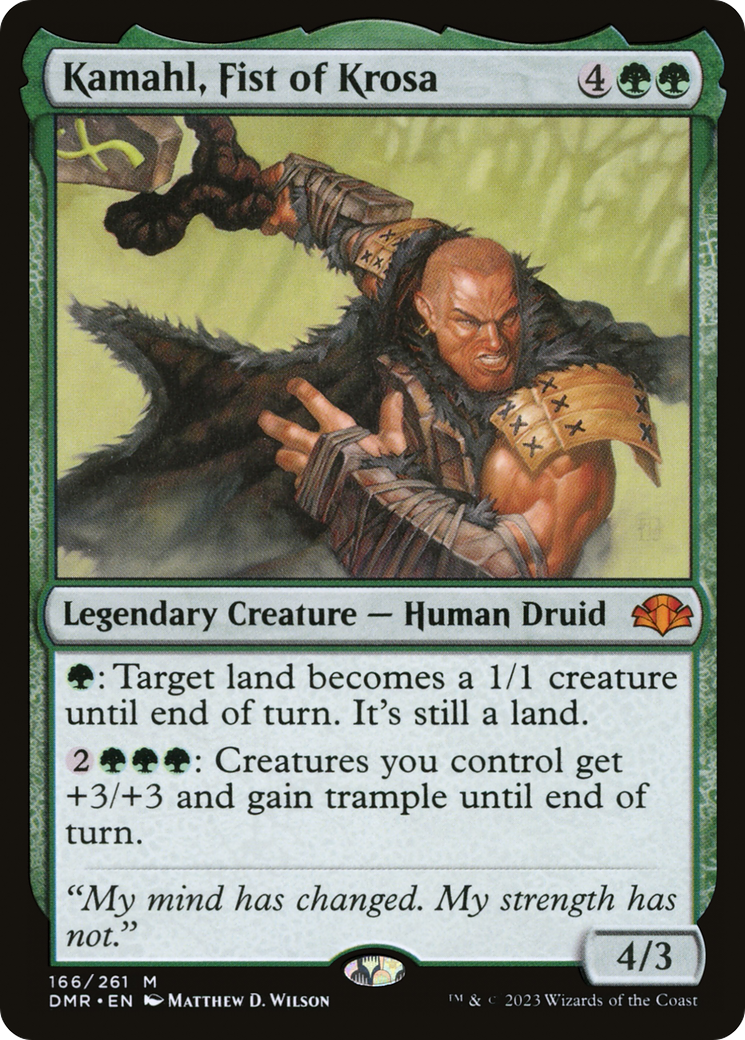 Kamahl, Fist of Krosa (166) - Dominaria Remastered
