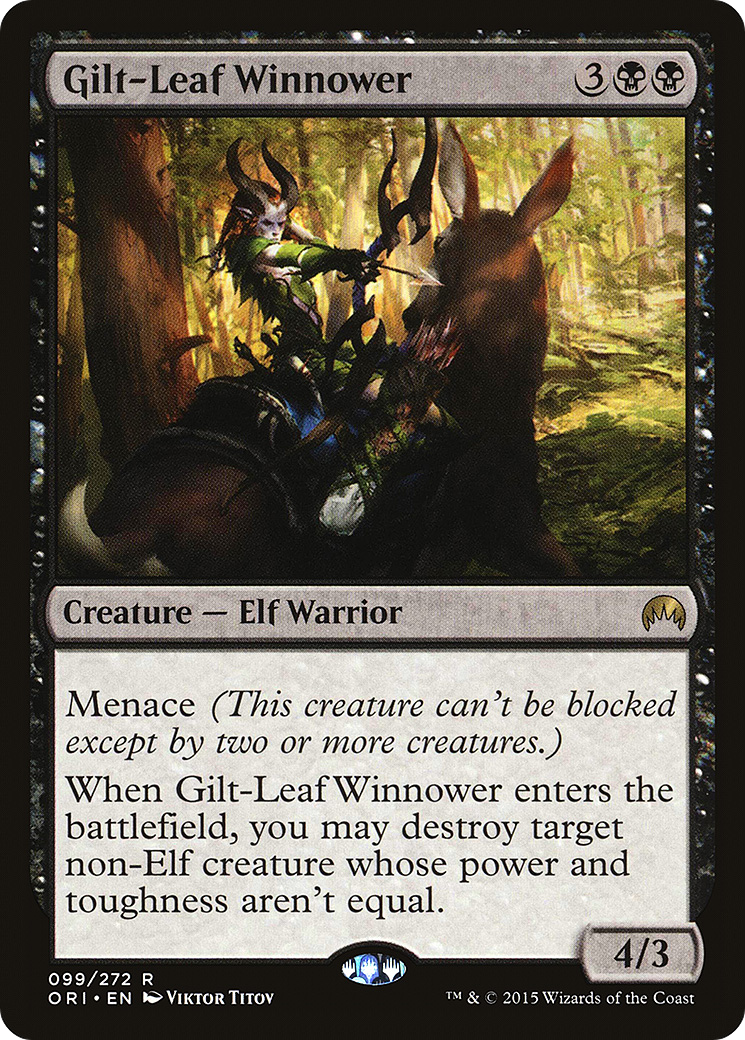 Gilt-Leaf Winnower (099) Foil - Magic Origins