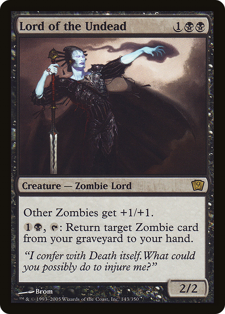 Lord of the Undead (143) Foil - Ninth Edition