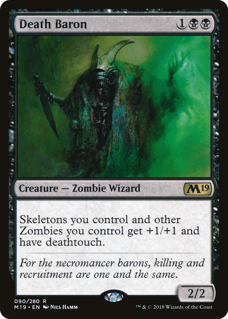 Death Baron (090) - Core Set 2019