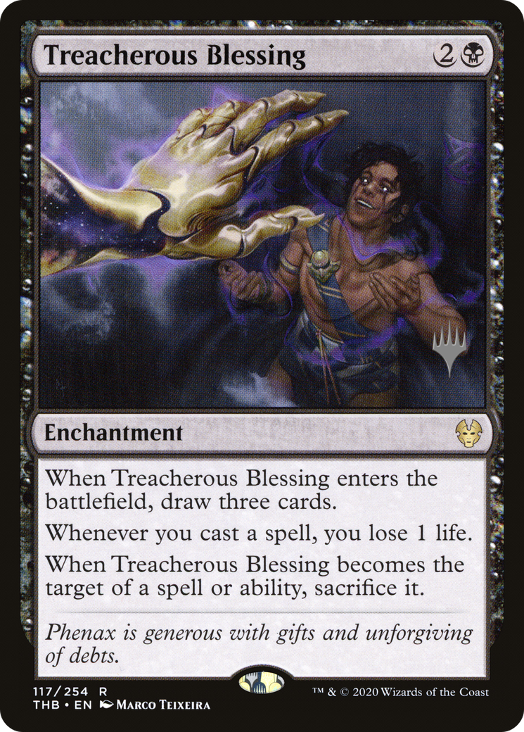Treacherous Blessing (117p) - Theros Beyond Death Promos