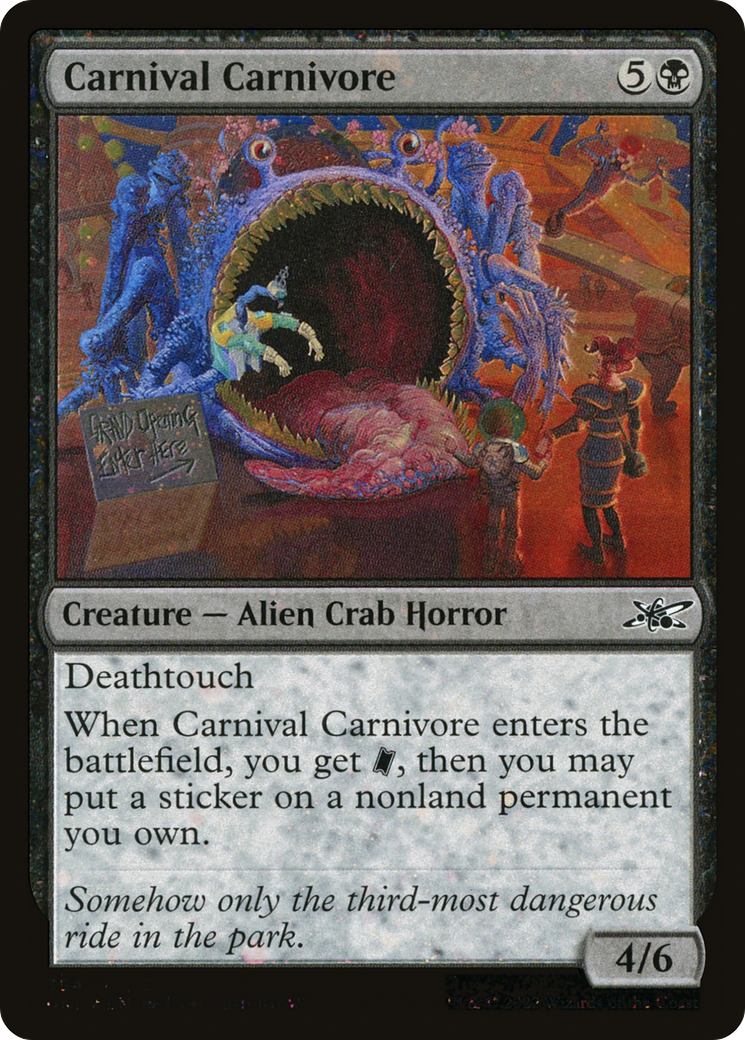 Carnival Carnivore (354) Foil - Unfinity