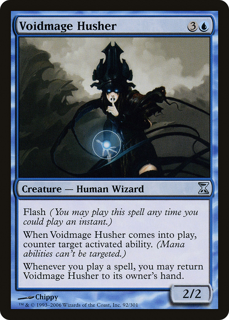 Voidmage Husher (092) Foil - Time Spiral