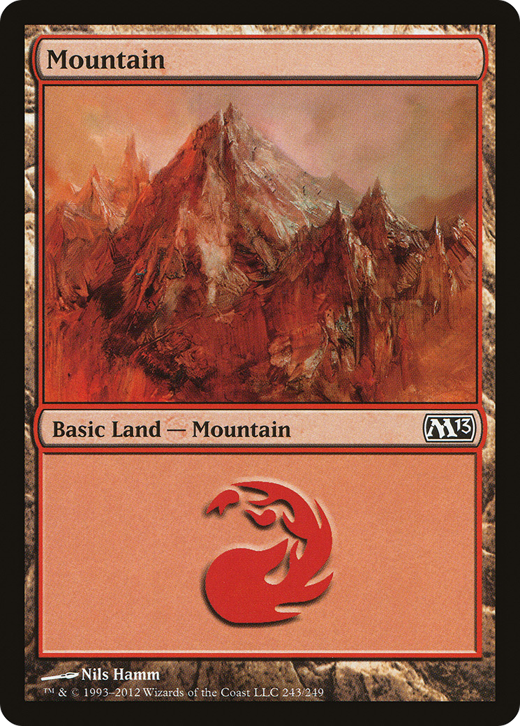Mountain (243) Foil - Magic 2013