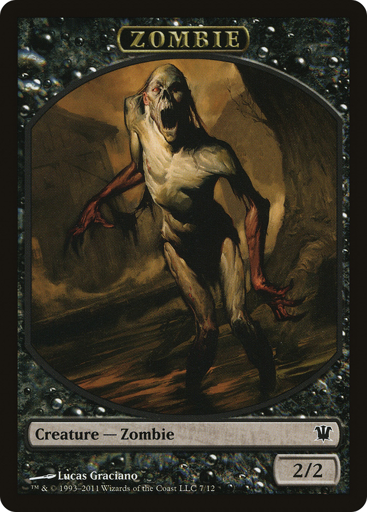 Zombie Token (007) - Innistrad Tokens