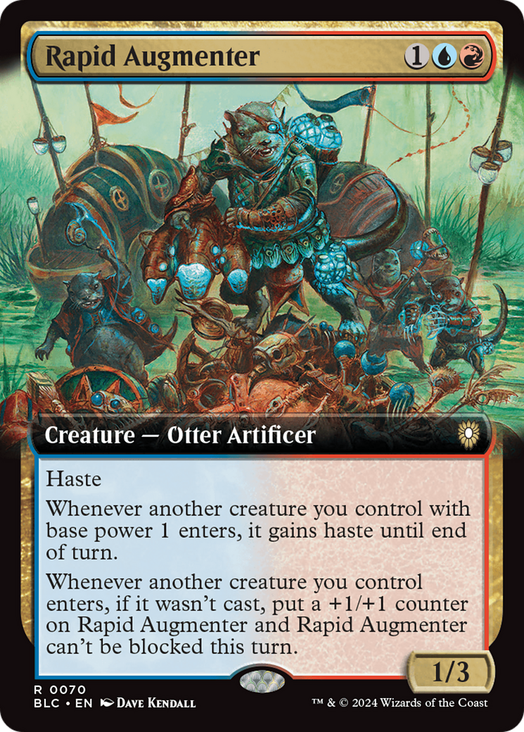 Rapid Augmenter (Extended Art) (070) - Bloomburrow Commander