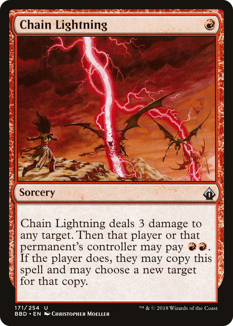 Chain Lightning (171) Foil - Battlebond