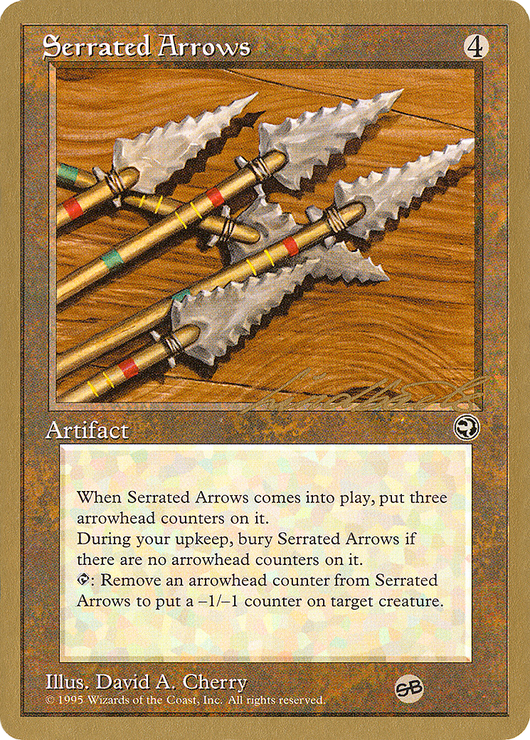Serrated Arrows - 1996 Leon Lindback (HML) (SB) - Pro Tour Collector Set