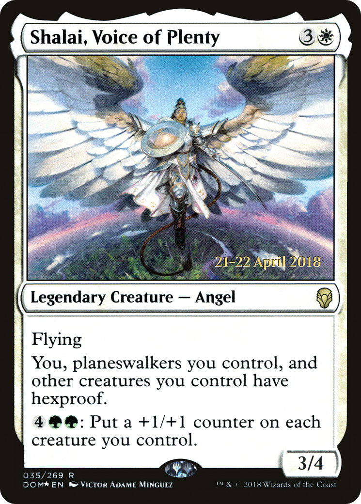 Shalai, Voice of Plenty (035) Foil - Dominaria Promos