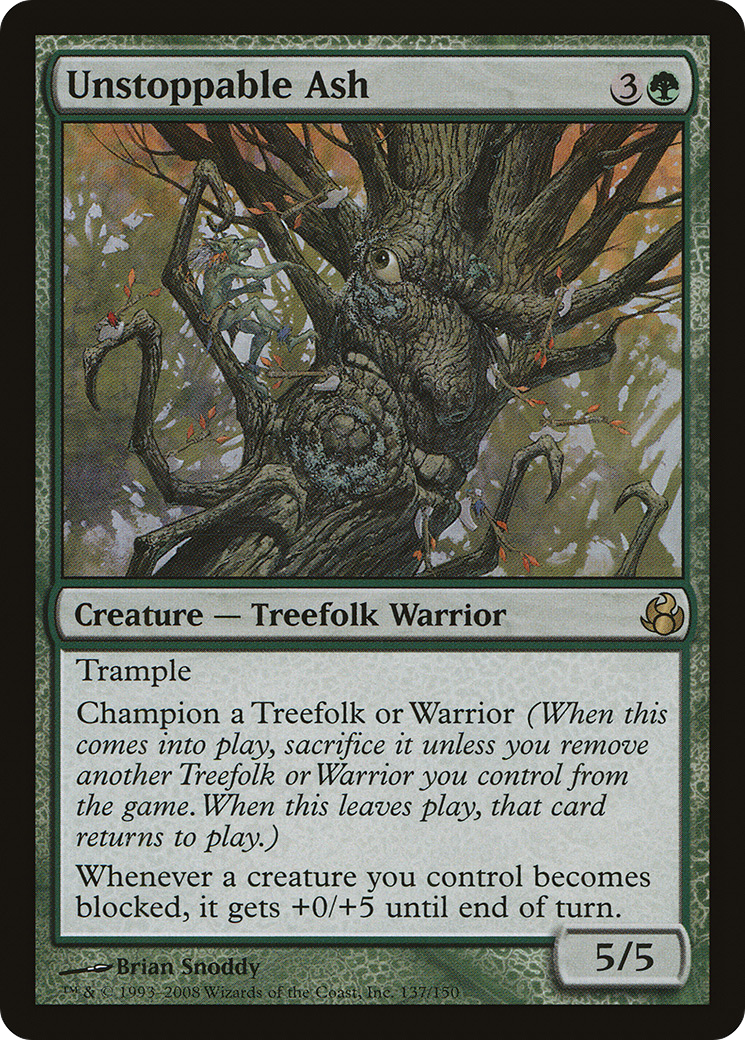 Unstoppable Ash (137) Foil - Morningtide