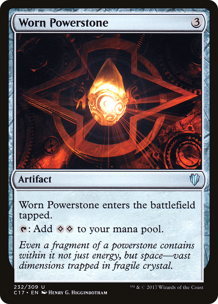 Worn Powerstone (232) - Commander 2017