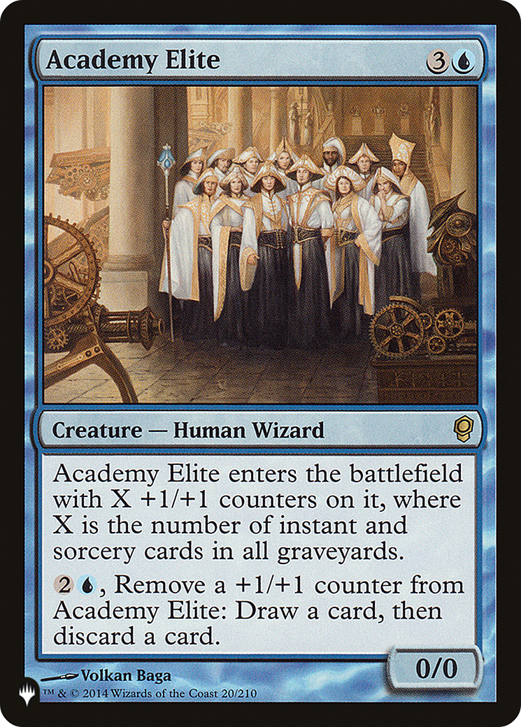 Academy Elite (20/210) - The List