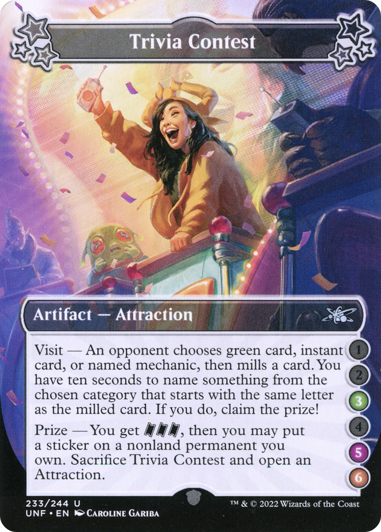 Trivia Contest (233e) - Unfinity