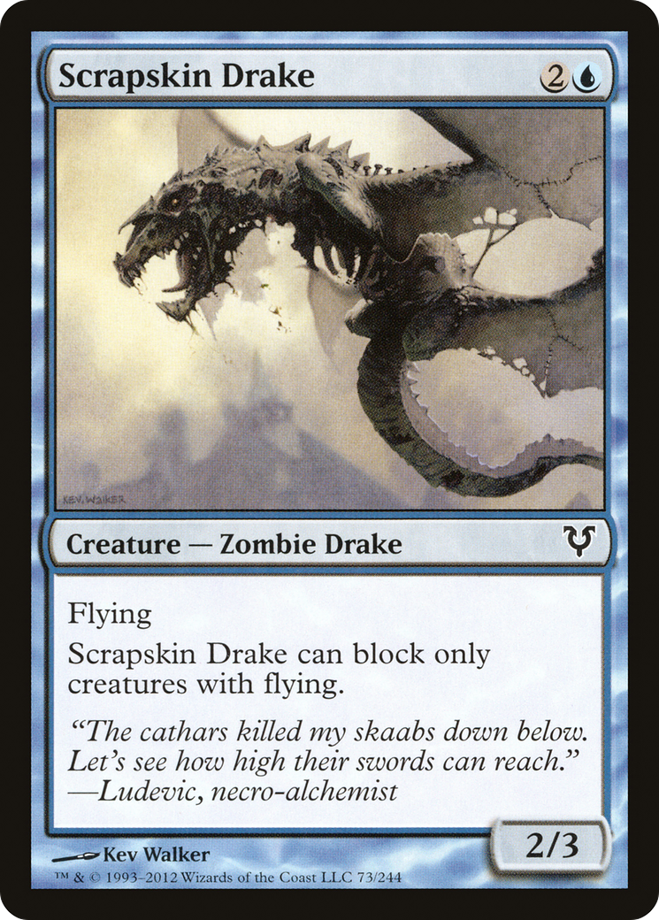 Scrapskin Drake (073) Foil - Avacyn Restored