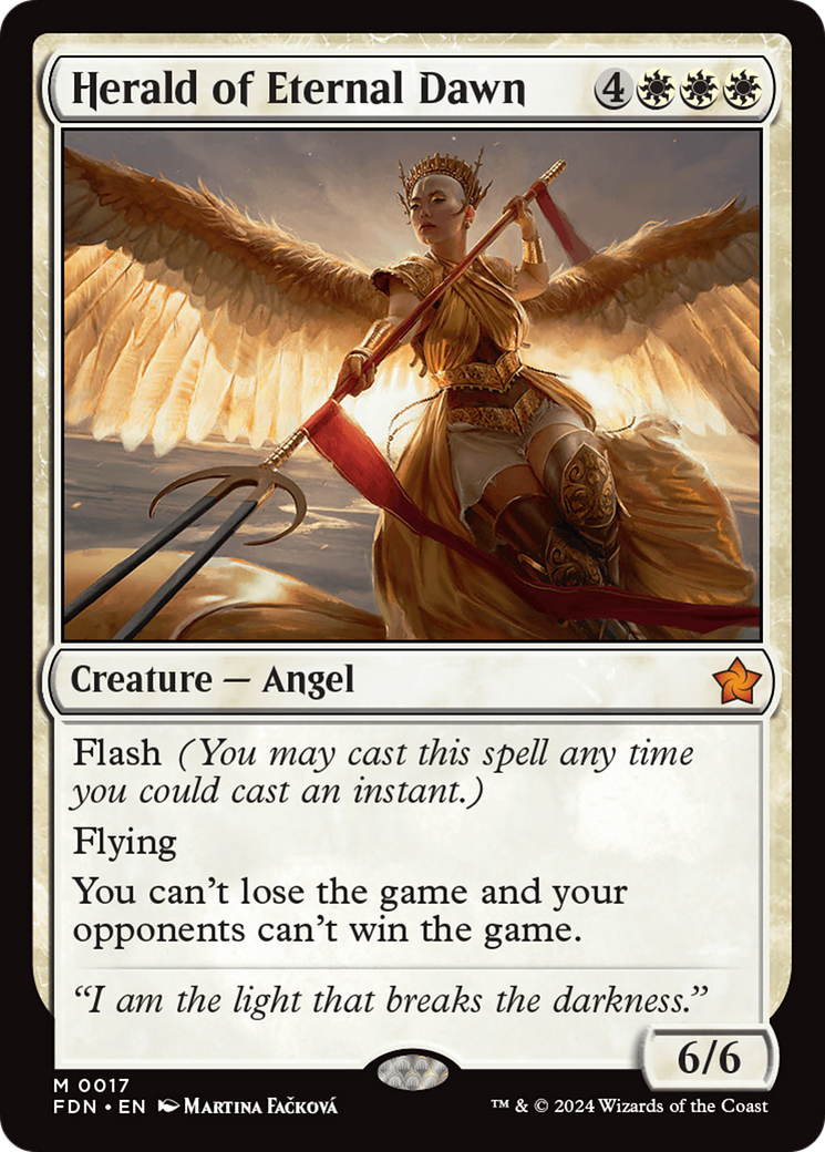 Herald of Eternal Dawn (017) Foil - Foundations