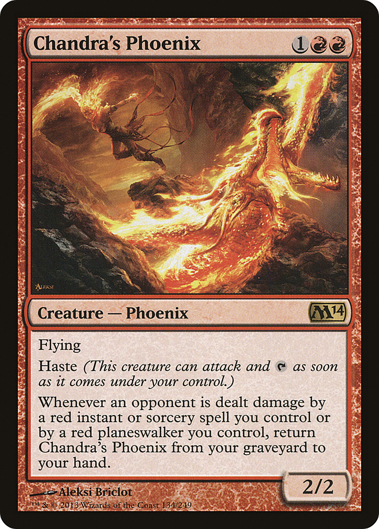 Chandra's Phoenix (134) Foil - Magic 2014