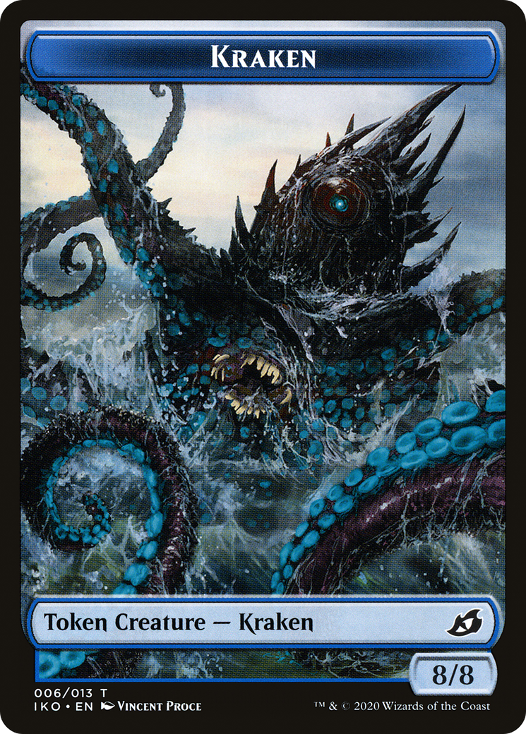 Kraken (006) - Ikoria: Lair of Behemoths Tokens