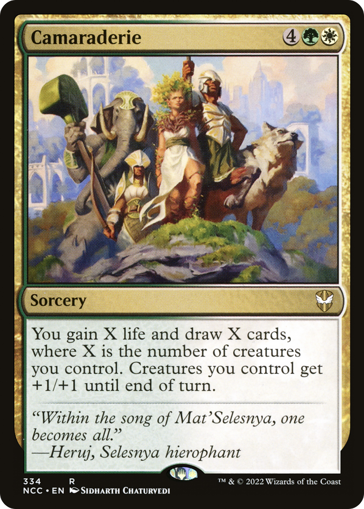 Camaraderie (334) - New Capenna Commander