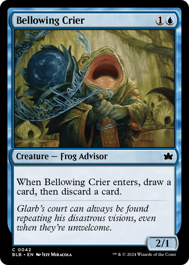 Bellowing Crier (042) Foil - Bloomburrow