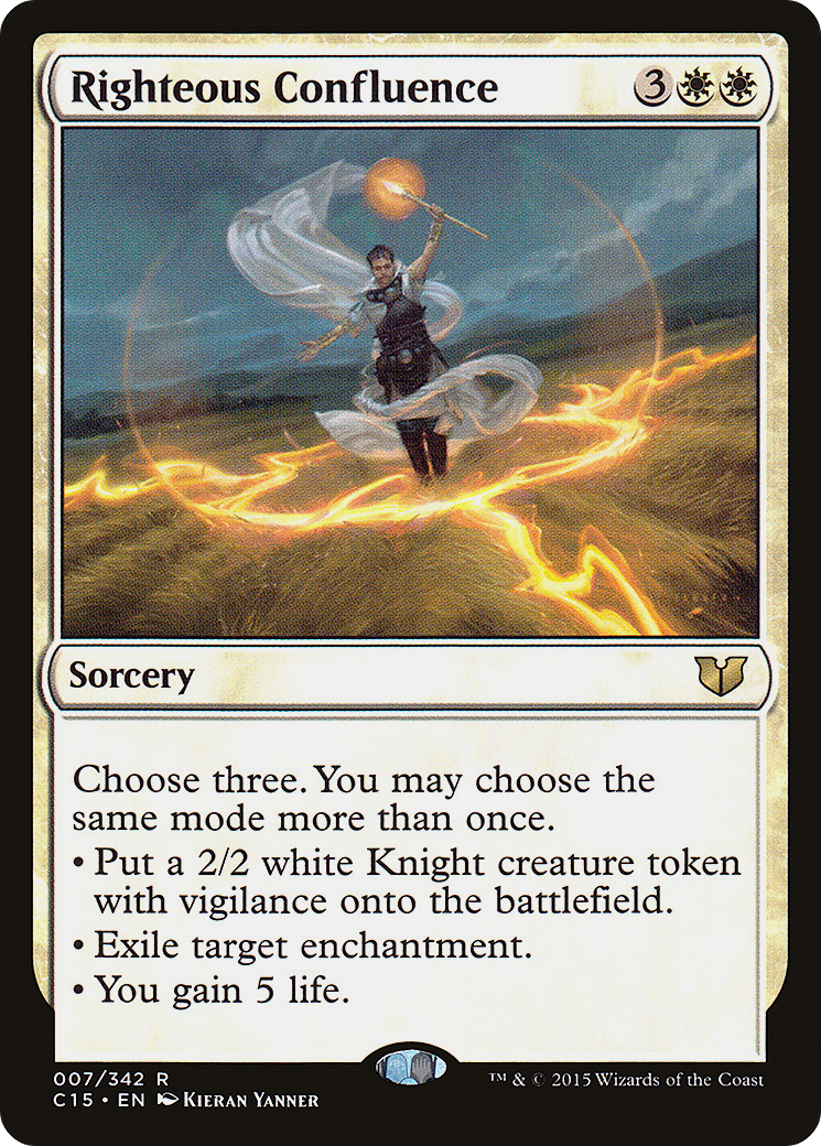 Righteous Confluence (007) - Commander 2015