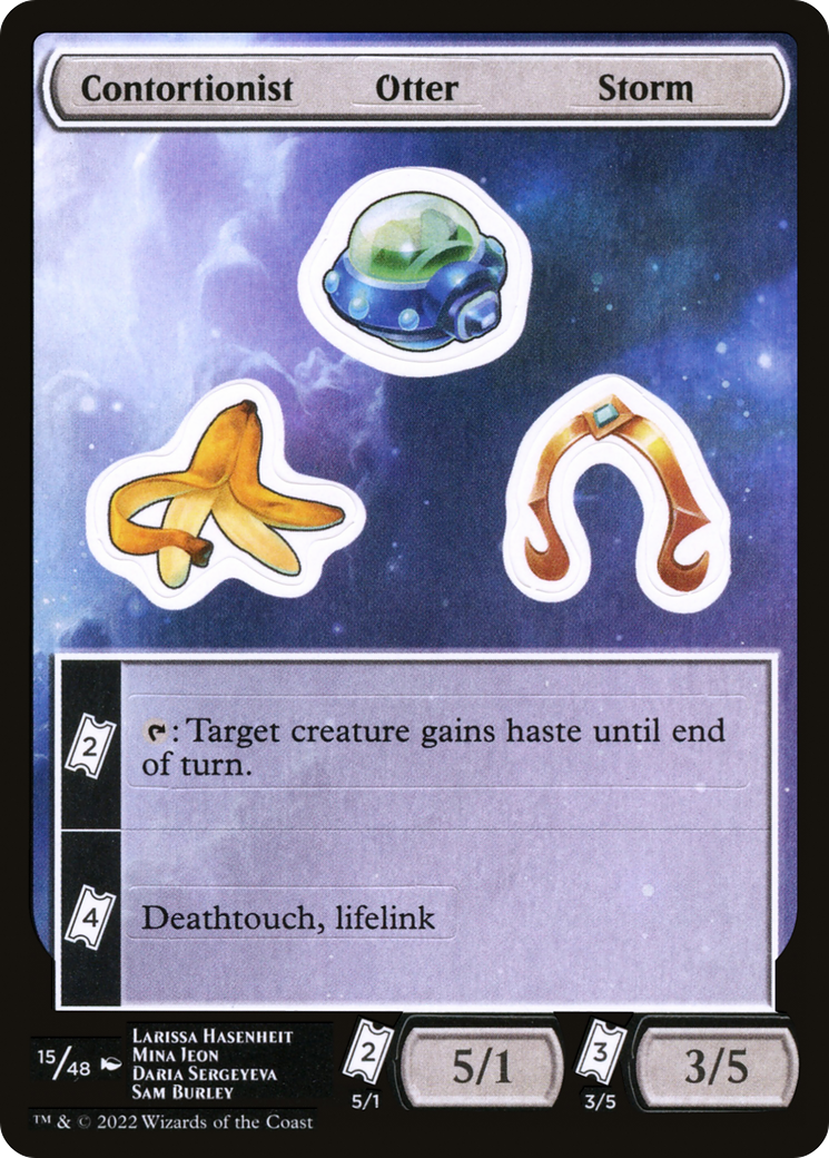 Contortionist Otter Storm (015) - Unfinity Sticker Sheets