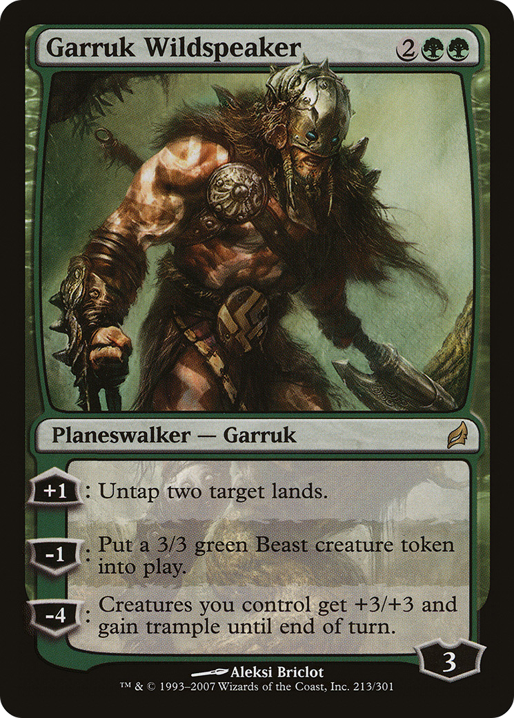 Garruk Wildspeaker (213) Foil - Lorwyn