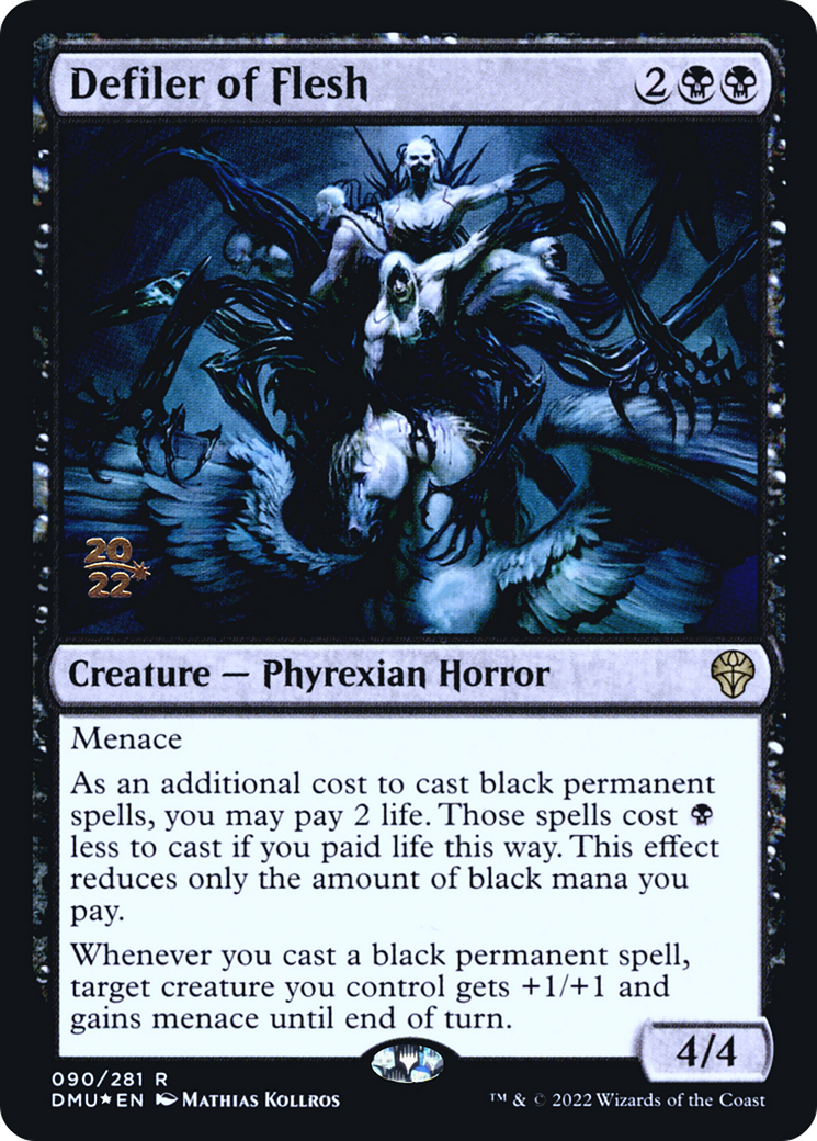 Defiler of Flesh (90s) Foil - Dominaria United Promos