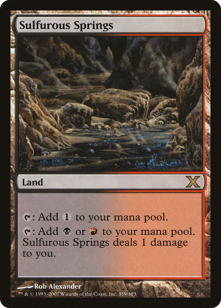 Sulfurous Springs (359) Foil - Tenth Edition