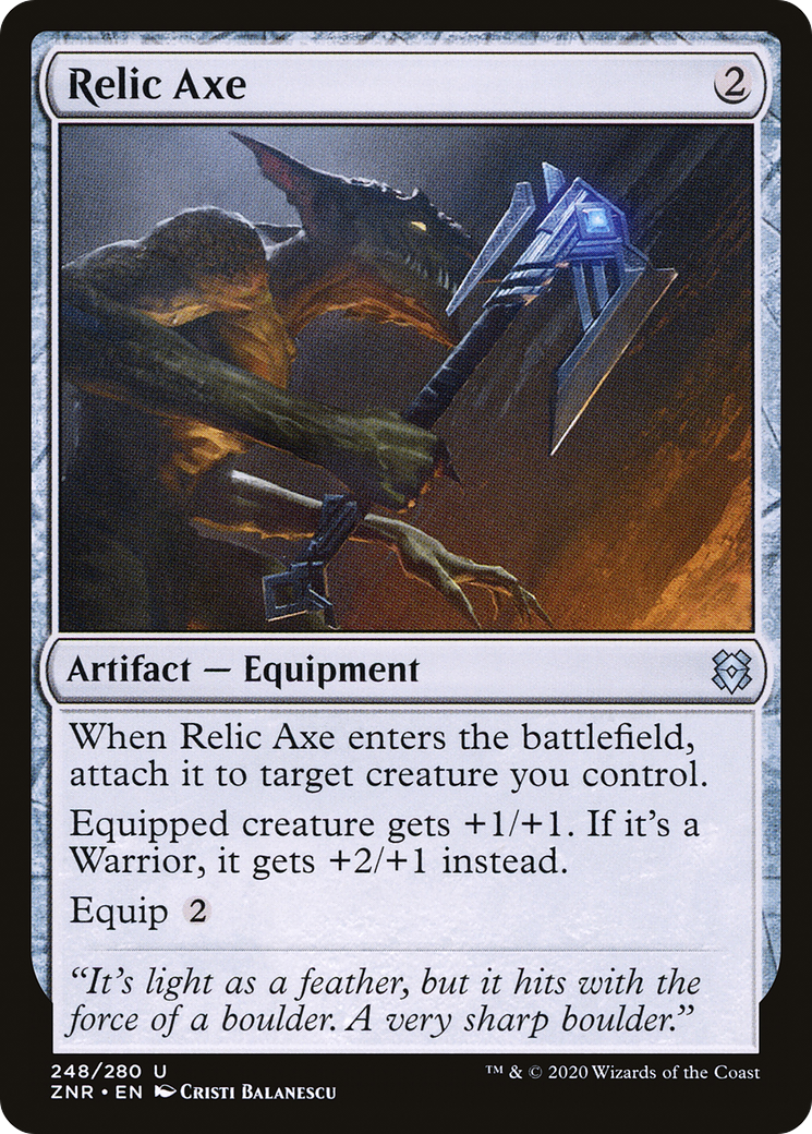 Relic Axe (248) Foil - Zendikar Rising