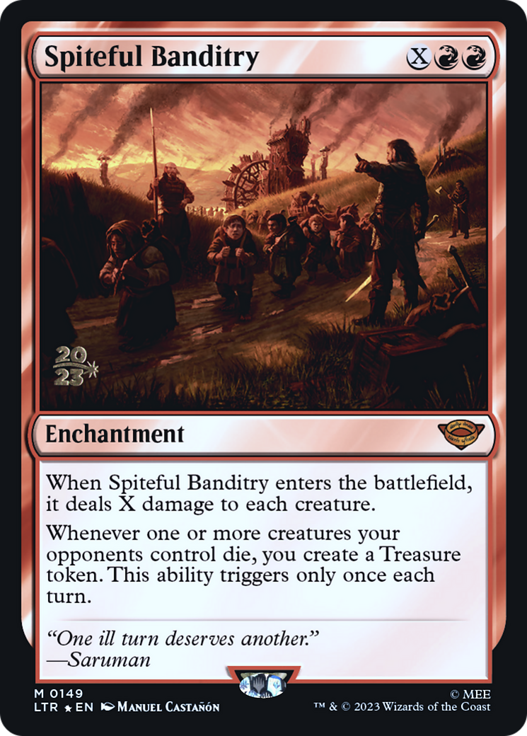 Spiteful Banditry (149) Foil - Tales of Middle-earth Promos