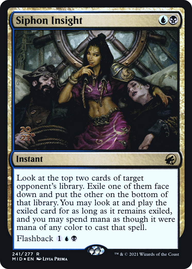 Siphon Insight (241s) Foil - Innistrad: Midnight Hunt Promos
