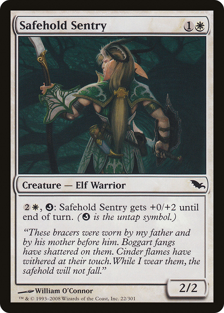 Safehold Sentry (022) Foil - Shadowmoor