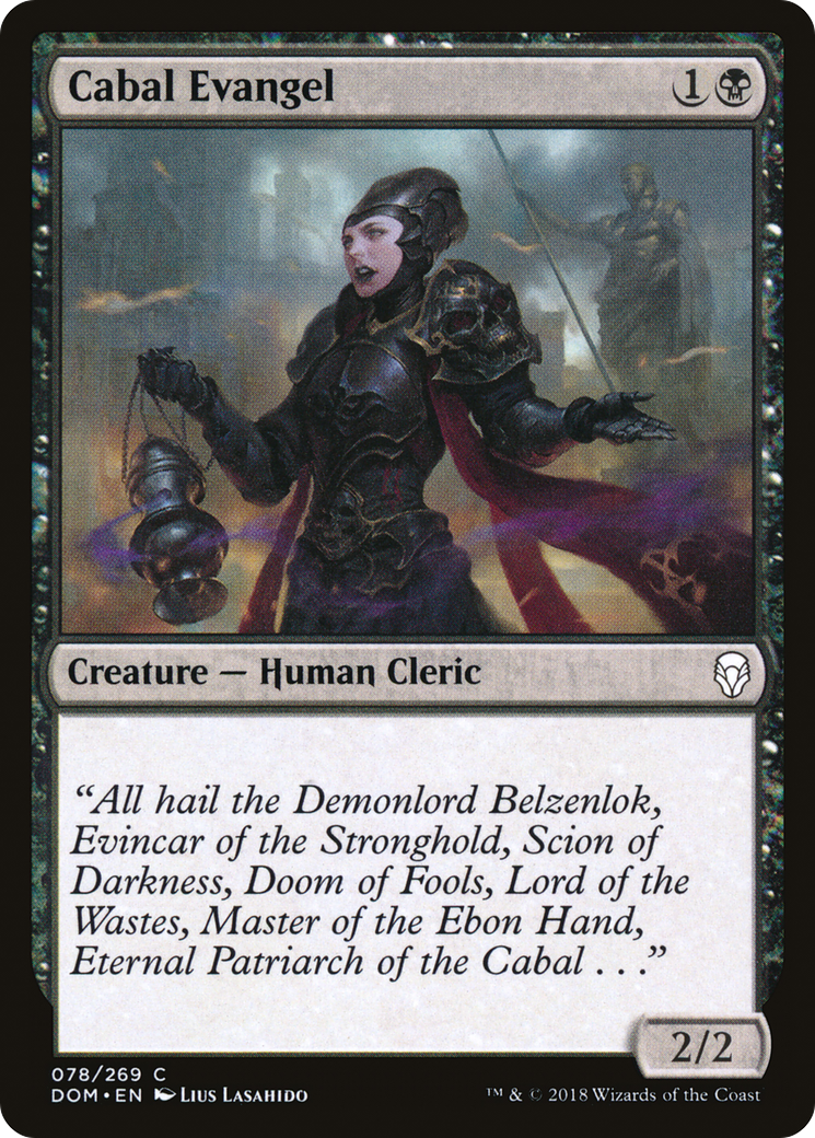 Cabal Evangel (078) - Dominaria Foil