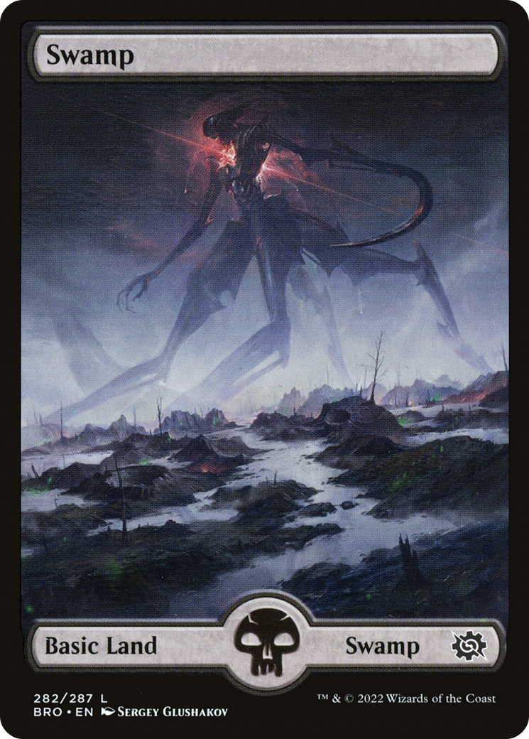 Swamp – Full Art (282) - The Brothers' War
