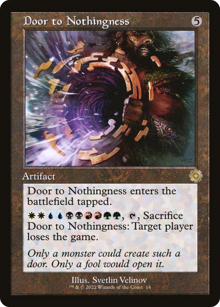 Door to Nothingness (Retro) (014) - The Brothers' War Retro Artifacts
