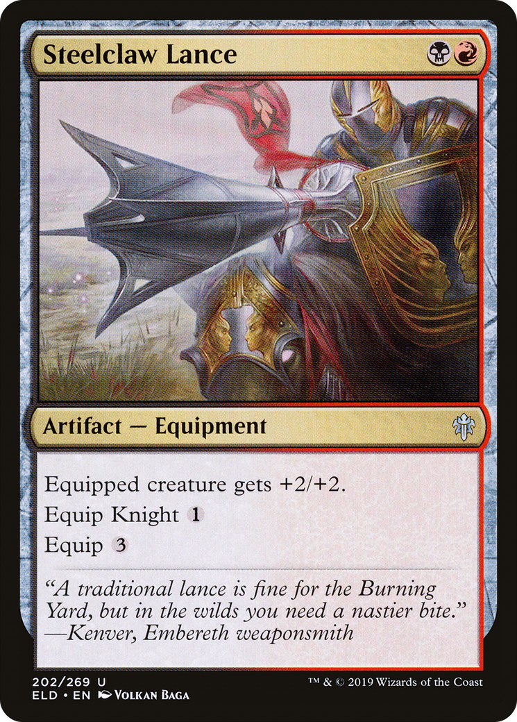 Steelclaw Lance (202) - Throne of Eldraine